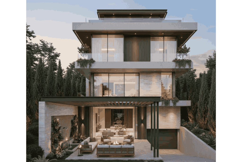 Lantai Dasar dengan Area Semi-Outdoor