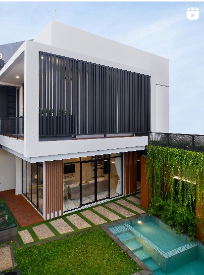 Rumah Kontemporer Terbuka